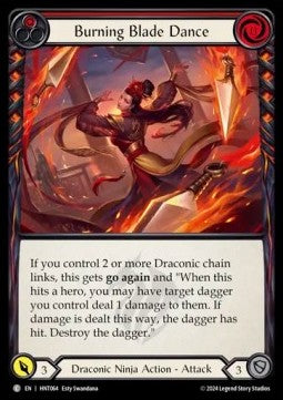 Burning Blade Dance (Regular) - The Hunted (Common) [HNT-064]