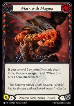 Mark with Magma (Rainbow Foil) - The Hunted (Common) [HNT-069]