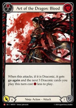 Art of the Dragon: Blood (Rainbow Foil) - The Hunted (Majestic) [HNT-071]