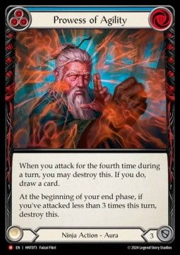 Prowess of Agility (Rainbow Foil) - The Hunted (Majestic) [HNT-073]
