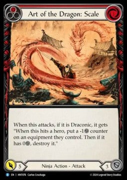 Art of the Dragon: Scale (Rainbow Foil) - The Hunted (Rare) [HNT-076]