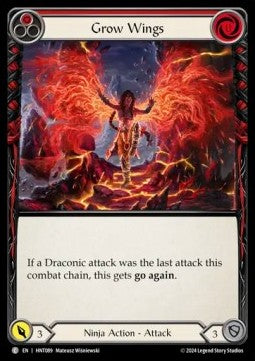 Grow Wings (Red) (Regular) - The Hunted (Common) [HNT-089]