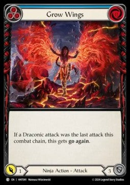 Grow Wings (Blue) (Regular) - The Hunted (Common) [HNT-091]