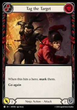Tag the Target (Yellow) (Rainbow Foil) - The Hunted (Common) [HNT-093]