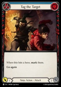 Tag the Target (Blue) (Rainbow Foil) - The Hunted (Common) [HNT-094]