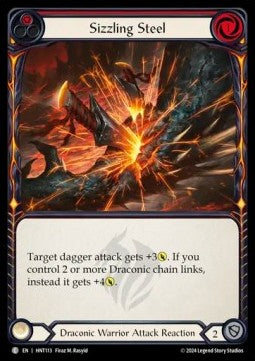 Sizzling Steel (Rainbow Foil) - The Hunted (Common) [HNT-113]