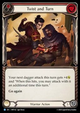 Twist and Turn (Red) (Rainbow Foil) - The Hunted (Rare) [HNT-122]