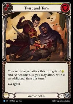 Twist and Turn (Yellow) (Rainbow Foil) - The Hunted (Rare) [HNT-123]