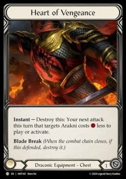 Heart of Vengeance (Cold Foil) - The Hunted (Common) [HNT-145]