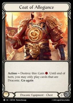 Coat of Allegiance (Cold Foil) - The Hunted (Common) [HNT-148]