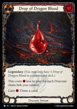 Drop of Dragon Blood (Regular) - The Hunted (Rare) [HNT-155]