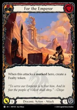 For the Emperor (Rainbow Foil) - The Hunted (Common) [HNT-159]