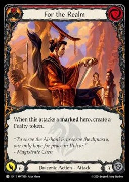 For the Realm (Rainbow Foil) - The Hunted (Common) [HNT-160]