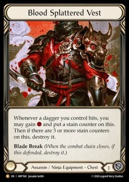 Blood Splattered Vest (Rainbow Foil) - The Hunted (Legendary) [HNT-168]