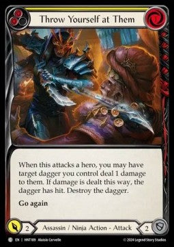 Throw Yourself at Them (Yellow) (Regular) - The Hunted (Common) [HNT-189]