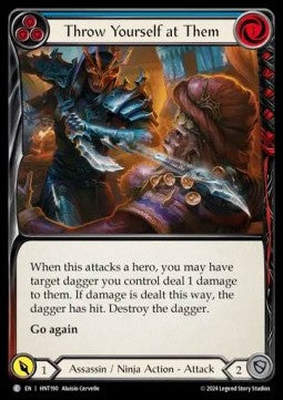 Throw Yourself at Them (Blue) (Regular) - The Hunted (Common) [HNT-190]
