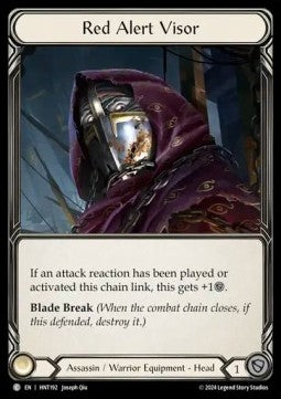 Red Alert Visor (Cold Foil) - The Hunted (Common) [HNT-192]