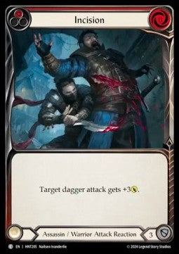 Incision (Red) (Rainbow Foil) - The Hunted (Common) [HNT-205]