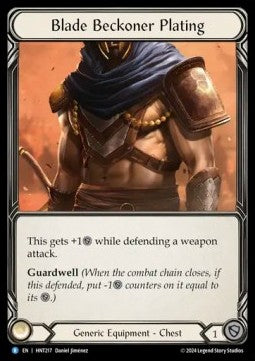Blade Beckoner Plating (Cold Foil) - The Hunted (Rare) [HNT-217]