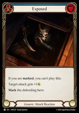 Exposed (Rainbow Foil) - The Hunted (Common) [HNT-237]