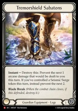 Tremorshield Sabatons (Cold Foil) - The Hunted (Majestic) [HNT-247]