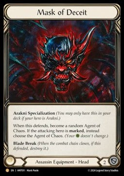 Mask of Deceit (Rainbow Foil) - The Hunted (Legendary) [HNT-011]