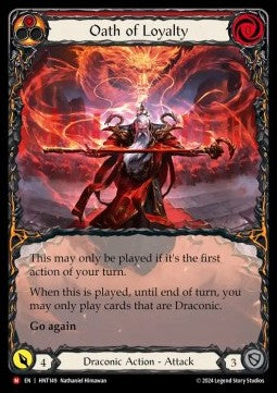 Oath of Loyalty (Extended Art Rainbow Foil) - The Hunted (Majestic) [HNT-149]