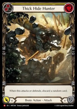 Thick Hide Hunter (Extended Art Rainbow Foil) - The Hunted (Majestic) [HNT-246]