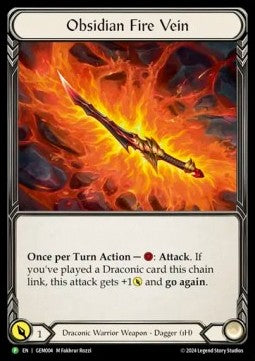 Obsidian Fire Vein (Cold Foil) - FAB Promos (Promo) [FAB-004]