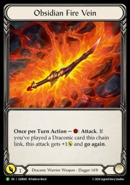 Obsidian Fire Vein (Cold Foil) - FAB Promos (Promo) [FAB-005]