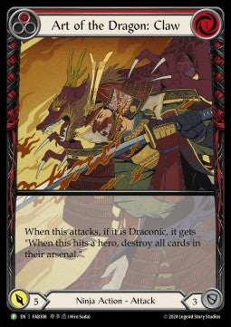 Art of the Dragon: Claw (Extended Art Rainbow Foil) - FAB Promos (Promo) [FAB-308]