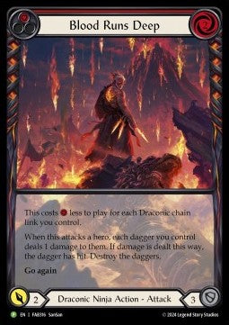 Blood Runs Deep (Extended Art Rainbow Foil) - FAB Promos (Promo) [FAB-316]