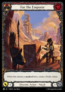 For the Emperor (Extended Art Rainbow Foil) - FAB Promos (Promo) [FAB-319]