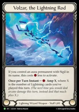 Volzar, the Lightning Rod (Rainbow Foil) - LGS Promos (Promo) [LGS-334]