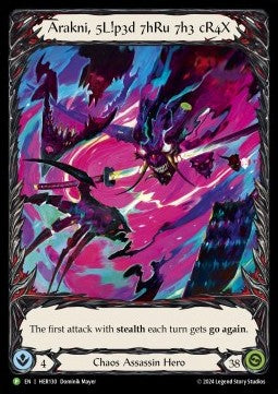 Arakni, Slipped Through The Cracks (Cold Foil) - Hero Promos (Promo) [HER-130]