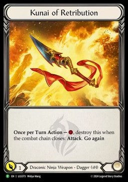 Kunai of Retribution (Rainbow Foil) - LGS Promos (Promo) [LGS-373]