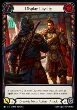 Display Loyalty (Extended Art Rainbow Foil) - GEM Pack Promos (Promo) [GEM-010]