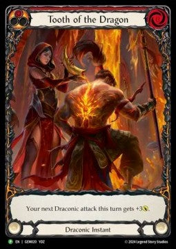 Tooth of the Dragon (Extended Art Rainbow Foil) - GEM Pack Promos (Promo) [GEM-020]