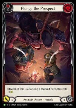 Plunge the Prospect (Red) (Extended Art Rainbow Foil) - GEM Pack Promos (Promo) [GEM-024]