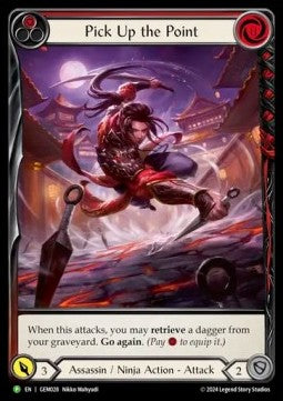 Pick Up the Point (Red) (Extended Art Rainbow Foil) - GEM Pack Promos (Promo) [GEM-028]