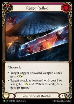Razor Reflex (Red) (Regular) - GEM Pack Promos (Promo) [GEM-032]