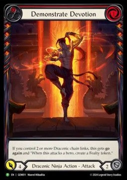Demonstrate Devotion (Regular) - GEM Pack Promos (Promo) [GEM-011]
