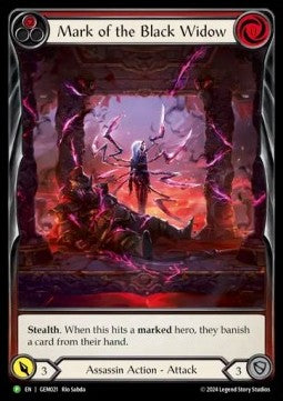 Mark of the Black Widow (Red) (Regular) - GEM Pack Promos (Promo) [GEM-021]