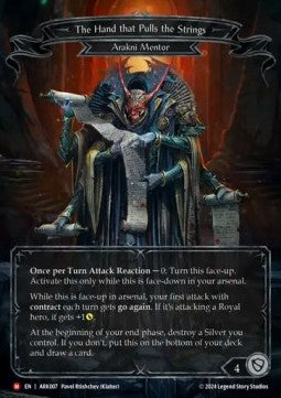 The Hand that Pulls the Strings (Regular) - The Hunted - Arakni Blitz Deck (Majestic) [ARK-007]