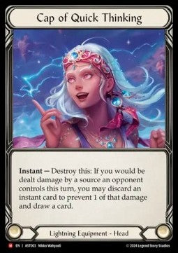 Cap of Quick Thinking (Rainbow Foil) - Armory Deck: Aurora (Majestic) [AST-003]