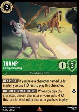 Tramp - Enterprising Dog (V.1) - Archazia's Island (Rare) [7ARI-110]
