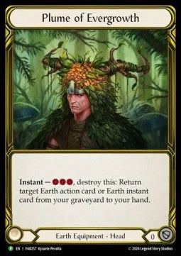 Plume of Evergrowth (Cold Foil Golden) - FAB Promos (Promo) [FAB-257]