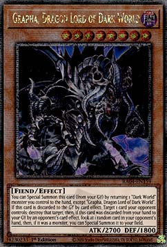 Grapha, Dragon Lord of Dark World (V.2 - Quarter Century Secret Rare)
