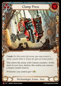 Clamp Press (Rainbow Foil) - Armory Deck: Maxx Nitro (Majestic) [AMX-026]