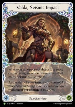 Valda, Seismic Impact (Rainbow Foil) - Hero Promos (Promo) [HER-135]